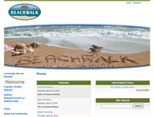 Tablet Screenshot of beachwalkonvilano.com